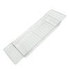 Clear Expandable Bathtub Tray PET   Water Resistant Bath Tub Tray Table for Bathroom