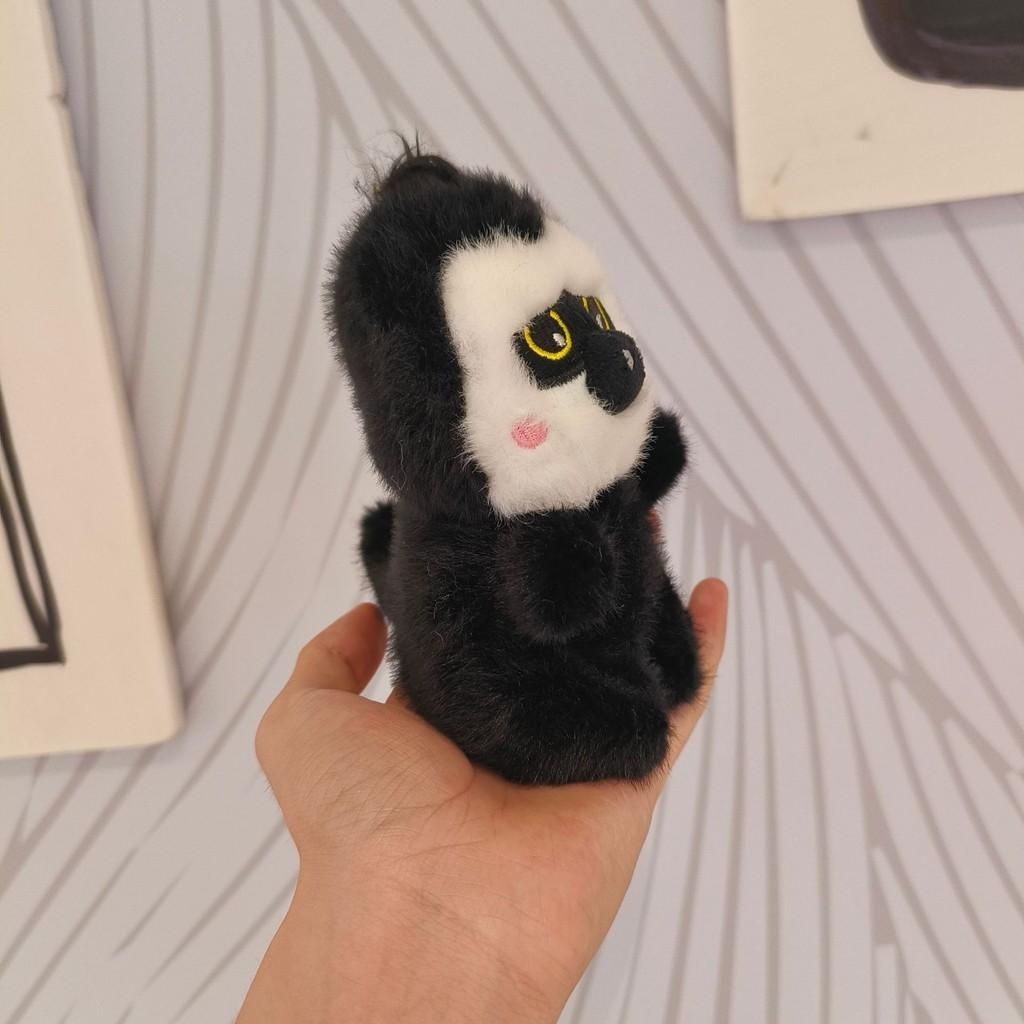 Fun Quirky And Plush Gorilla Keychain Unique Hanging Accessory For Bags And Purses