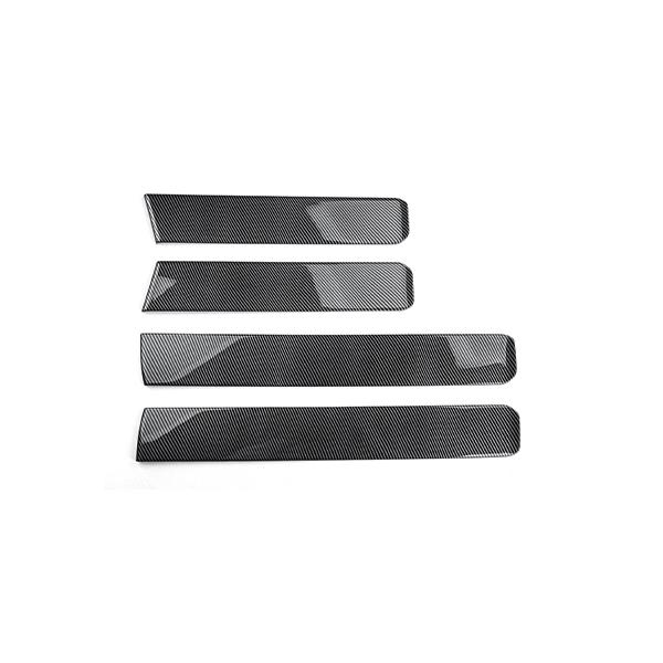 LHD/RHD For Hyundai Santa FE MX5 2024-2026 Car Tuning Carbon Fiber 4PCS Inner Door Panel Cover Trim Interior Accessories