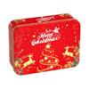 Metal Christmas Box Square Gift Packing New Candy Jar  Home