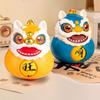 Plastics Lion Dance Bell Decoration With Keychain Car Rearview Mirror Pendant  Kid Girl Boy