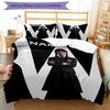 Conjunto de Cama Personalizado com Nome Quarta-feira 3 Peças Capa de Edredom Fechamento Inclui 1 Capa de Edredom e 2 Fronhas, Macio e Confortável para Todas as Estações.