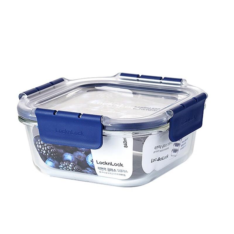 LOCK&LOCK Four-Sided Lock Heat-Resistant Glass Food Container