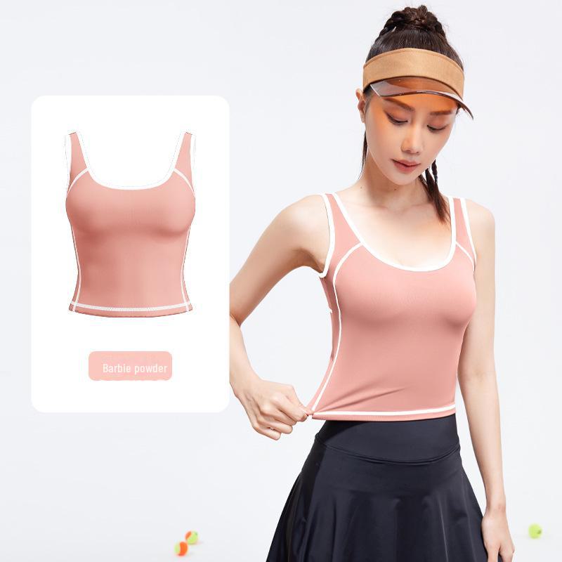 Juyitang Peach Arc U-Shaped High Elastic Shockproof Sports Vest