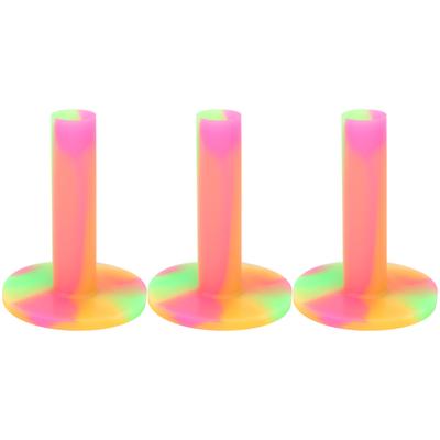 3pcs Rubber Golf Tees Holder Indoor Outdoor Sports Practice Aids Accessories for Golfer70mm 2.8in