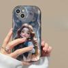 Applicable To Apple 14promax Mobile Phone Case for Women IPhone 13 Cartoon Escaped Princess 11/12 Mini Soft