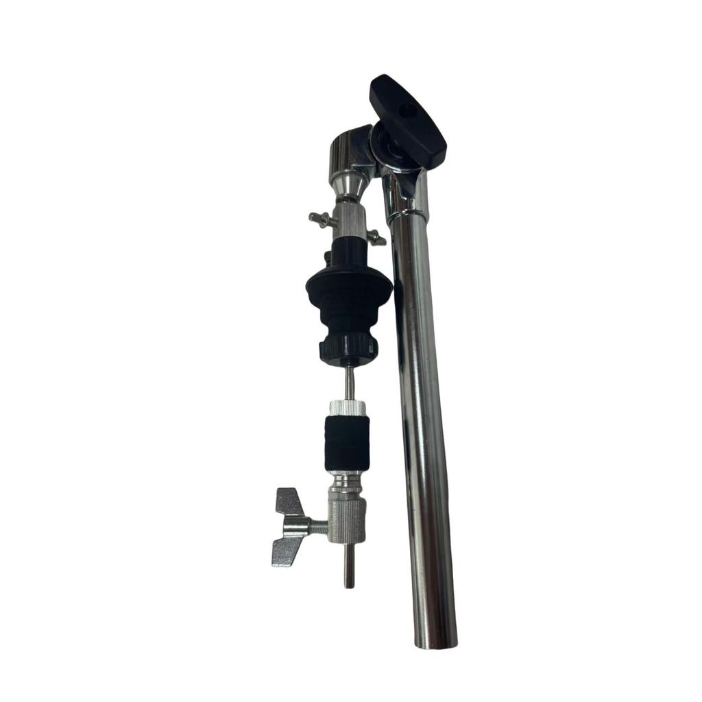 Jazz Drum Cowbell Clip & Hi-Hat Stand with Cymbal Stacker and Splash Cymbal Connection