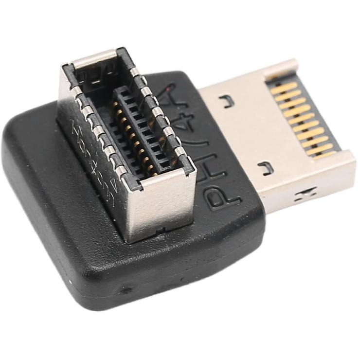 USB3.1 Type E Adapter Computer Motherboard USB3.1 TYPEE Adapter 90 Degree Steering Elbow USB 3.1 Type E Adapter 90 Degree Steering Elbow Vertical USB