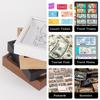 Acrylic Storage Frames Concert Plane Tickets Stub Box Travel Memory Case Postcards Photo Display Frame Desktop Wall Decoration