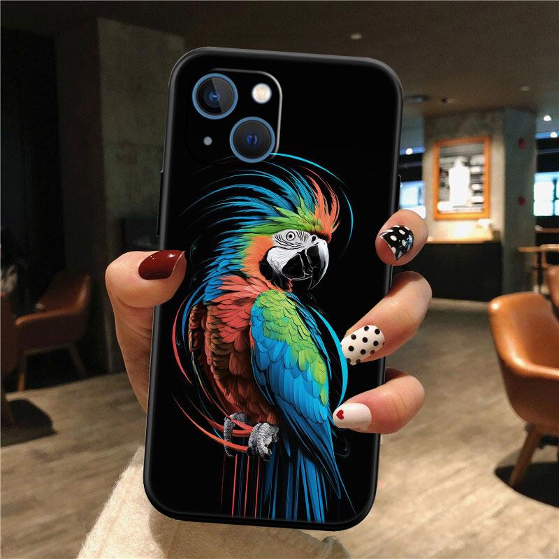 Parrot bird Shell Phone Case for Samsung Galaxy Note 10 20 S23 S24 S25 Ultra FE Plus Edge Lite A02S A35 A07 A17