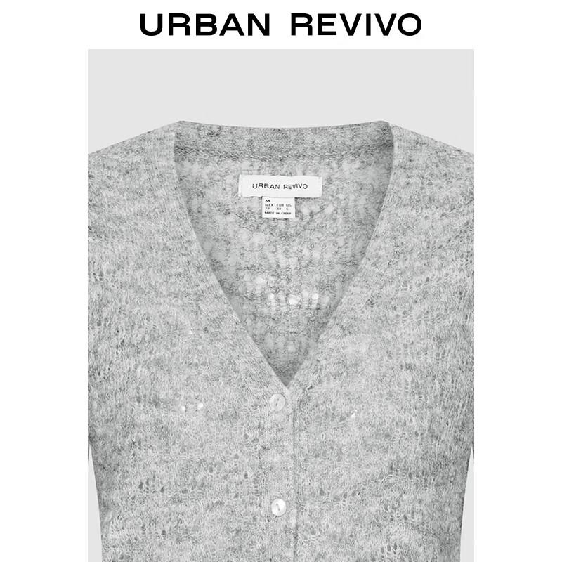 UR Women's Lace Patchwork Knit Cardigan