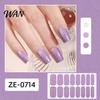 Nail Polish Strip Glitter Strips with File Easy Apply Remove Self Adhesive Women DIY Full Sticker Home Manicure Art Decoration Wrap Peel Stick Nails