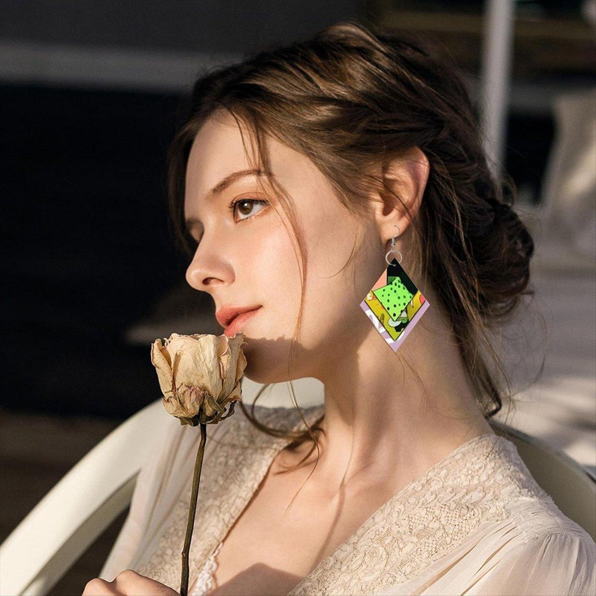 

2025+ 230 PCS 4 Shapes Unfinished Wooden Earrings Blanks with 60 Earring Hooks, 60 Jump Rings and 50 Silver Bead Chain China Mainland