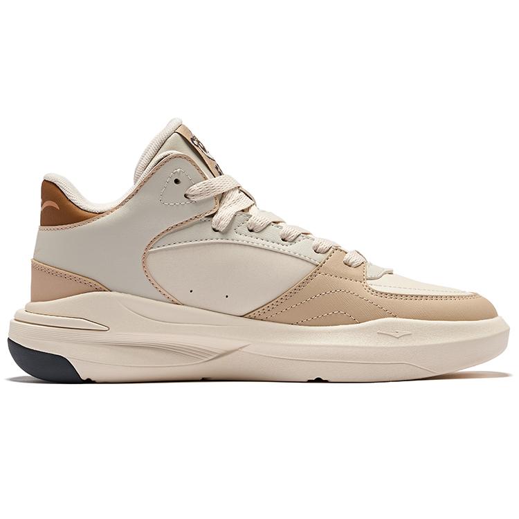 Hongxing Erke Battery Panda 3V2 Retro National Style High-Top Skate Shoes Men Sneakers Egg-Milk-Gray Floating-Rock-Gray 51124401099-101