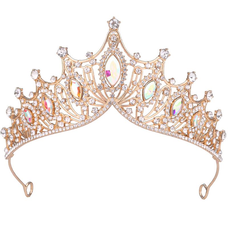 

Дитяча діадема-корона принцеси з кристалами для днів народжень та виступів