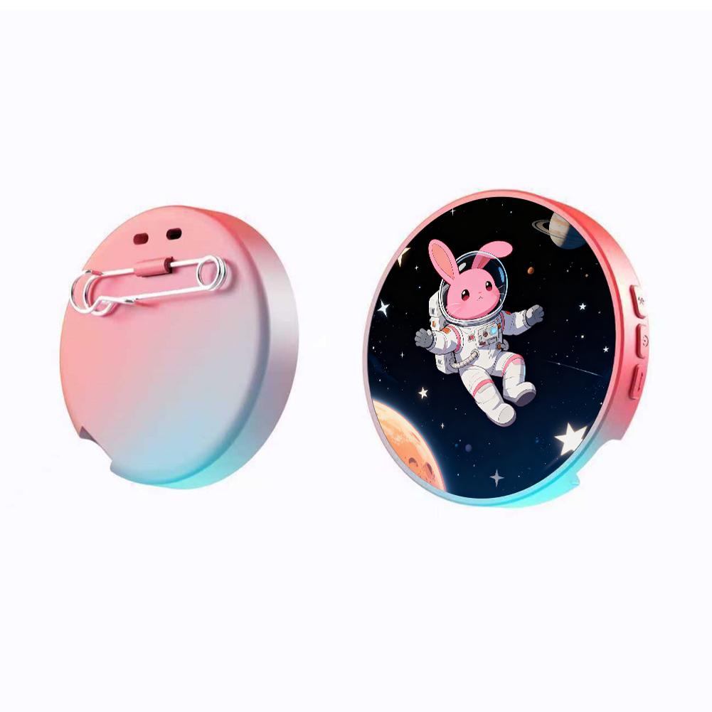 NY Anime E-märke Dynamisk Smart Pekskärmsdisplay Pin Dynamiskt Elektroniskt Märke APP Bluetooth-anslutning Märke Gåva