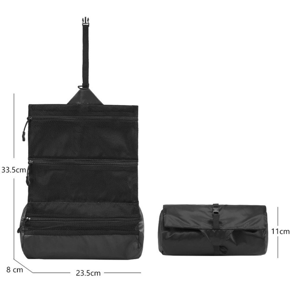 Foldable Portable Toiletry Bag Cosmetic Bag For Men Travel Camping Storage Business Trip Washing Bag Foldable Toiletries Suit