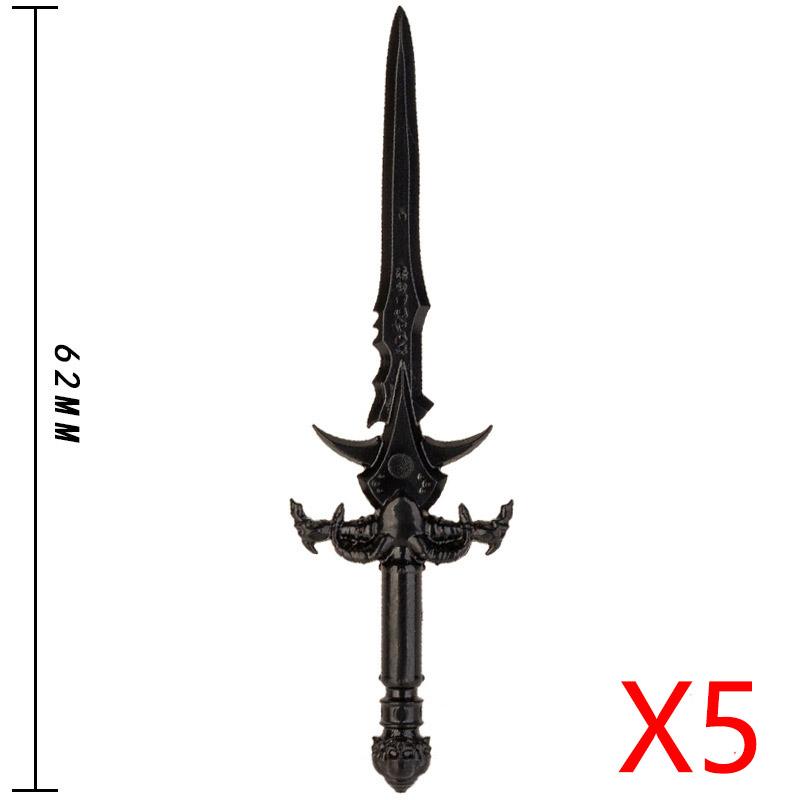 Medieval Solider Figures Castle Knights Weapons Sword Shields Accessories Trident Axes Bows Pickaxes Building Block Toys Gifts