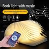 LED Book Lamp with Bluetooth Music, Touch-Control Color Changing, and Dimmable Night Light