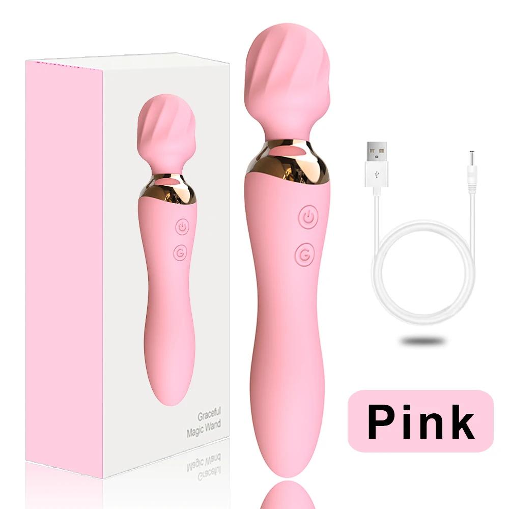 Powerful Vibrator Dildos Wand for Women G Spot Clitoris Stimulator Vagina Massager Female Masturbator Sex Toys for Adults 18+