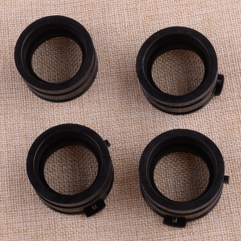 4Pcs Carburetor Carb Intake Manifold Joint Boot Fit For Honda CBR600F CBR600F2 CBR600F3 CBR600F4 CBR600RR 11-4845 16211-MN4-000