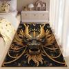 Golden Dragon Pattern Carpet suitable as a non-slip mat for the living room or bedroom sofa