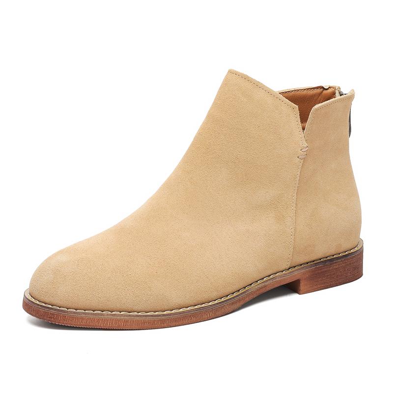 Genuine leather men's boots Classic British Fashion Styles Daily Outdoor Streets Quality adult business office shoes Warm