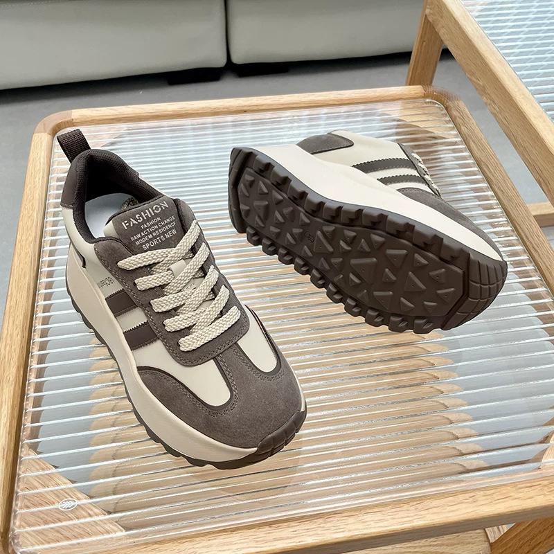 Zhao Ruth platform sneakers Forrest Gump shoes 6cm height increase 2025 popular versatile autumn new muffin dad shoes