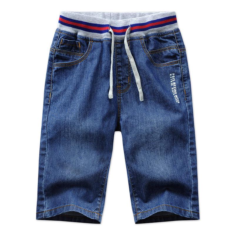 

2021 New Summer Thin Style Denim Shorts for Boys and Toddlers 120 cm