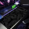 Line Mouse Pad XXL Laptop Black NonSlip EdgeLocked Gaming Office Desk Mouse Pad Gaming Computer DeskKeyboard Rug Xmm