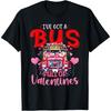School Bus Driver Hearts I've Got A Bus Full Of Valentines Cotton Men T Shirt