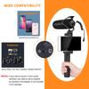 Comica LITE Video Gun External Microphone for DSLR and Huawei CVM-V30 Sony, Nikon, Canon, Cameras, iPhone, (Black)
