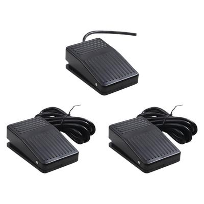 10A Momentary Nonslip Plastic Foot Pedal Switches Handsfree Nonslip Foot Pedal Electrical Foot Switches for Industrial Use