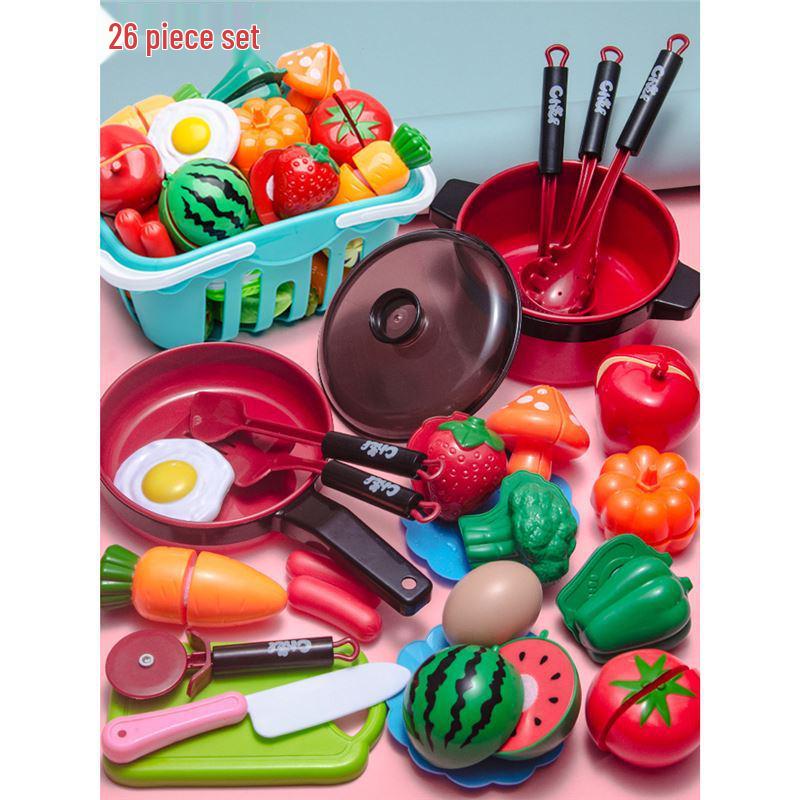 Children's Pretend Play Dollhouse Kitchen Set for Boys & Girls - Kindergarten Play Area Arrangement