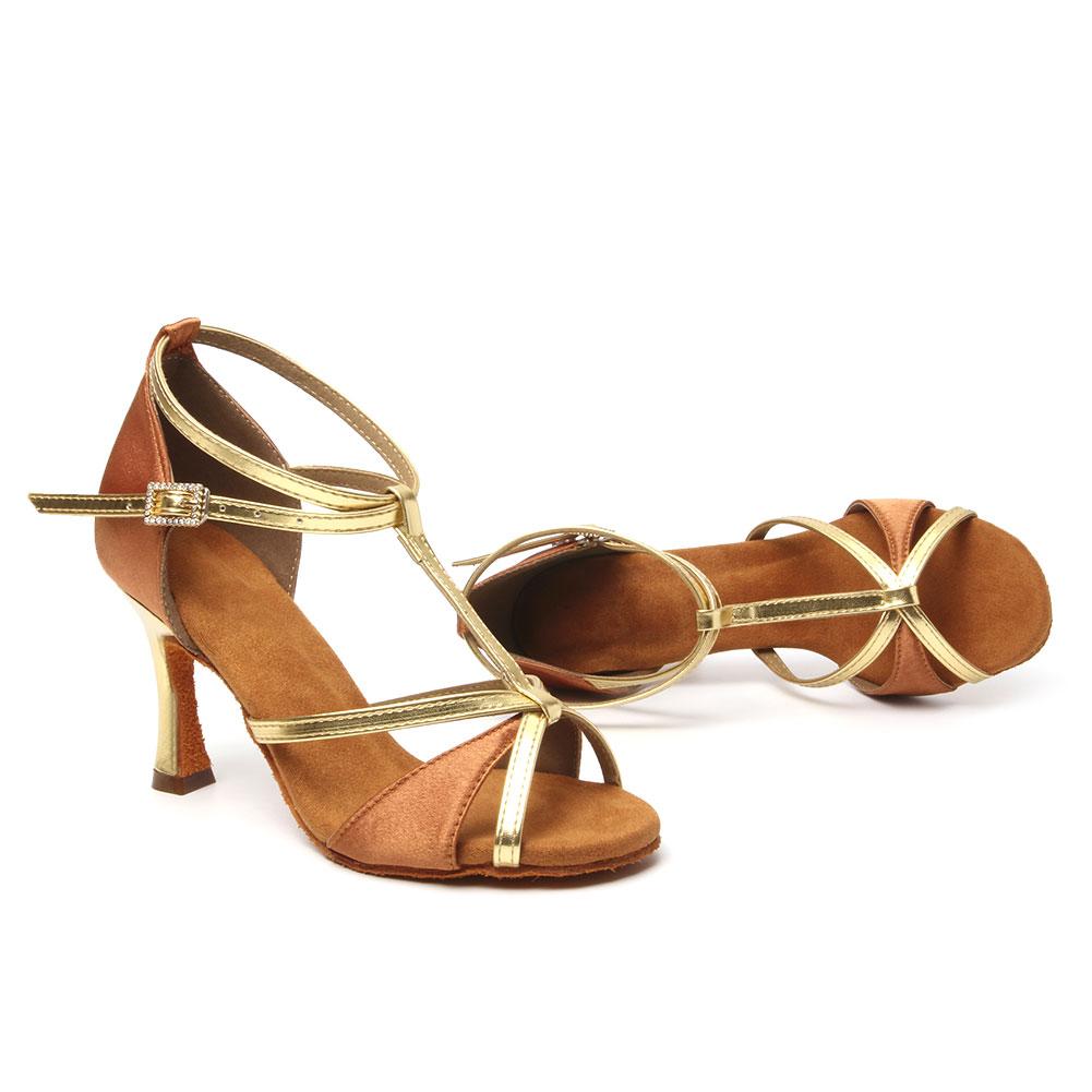 Dance Women Standard Shoes Satin High Heel Ladies Ballroom Dance Shoes Modern Dance Shoes