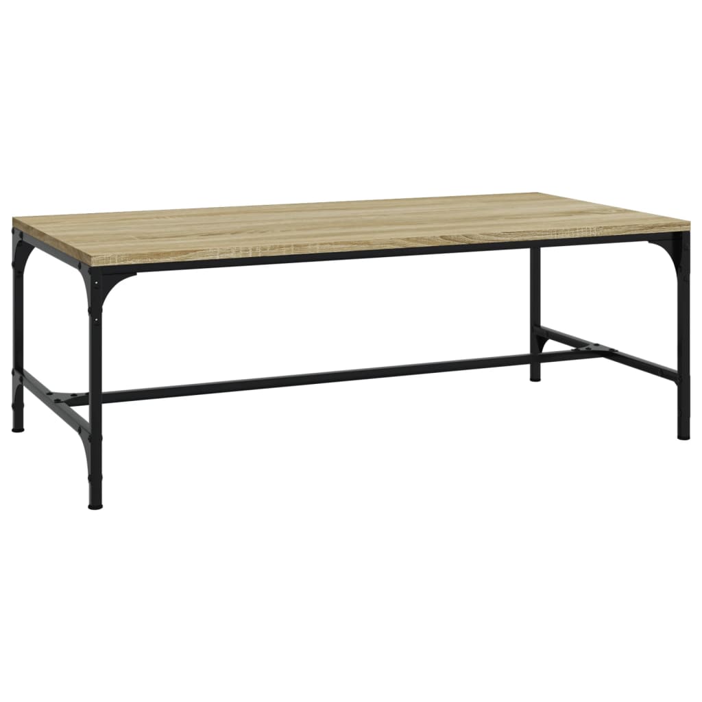  Coffee Table, Sonoma Oak 100x50x35 Cm Wood-based Material