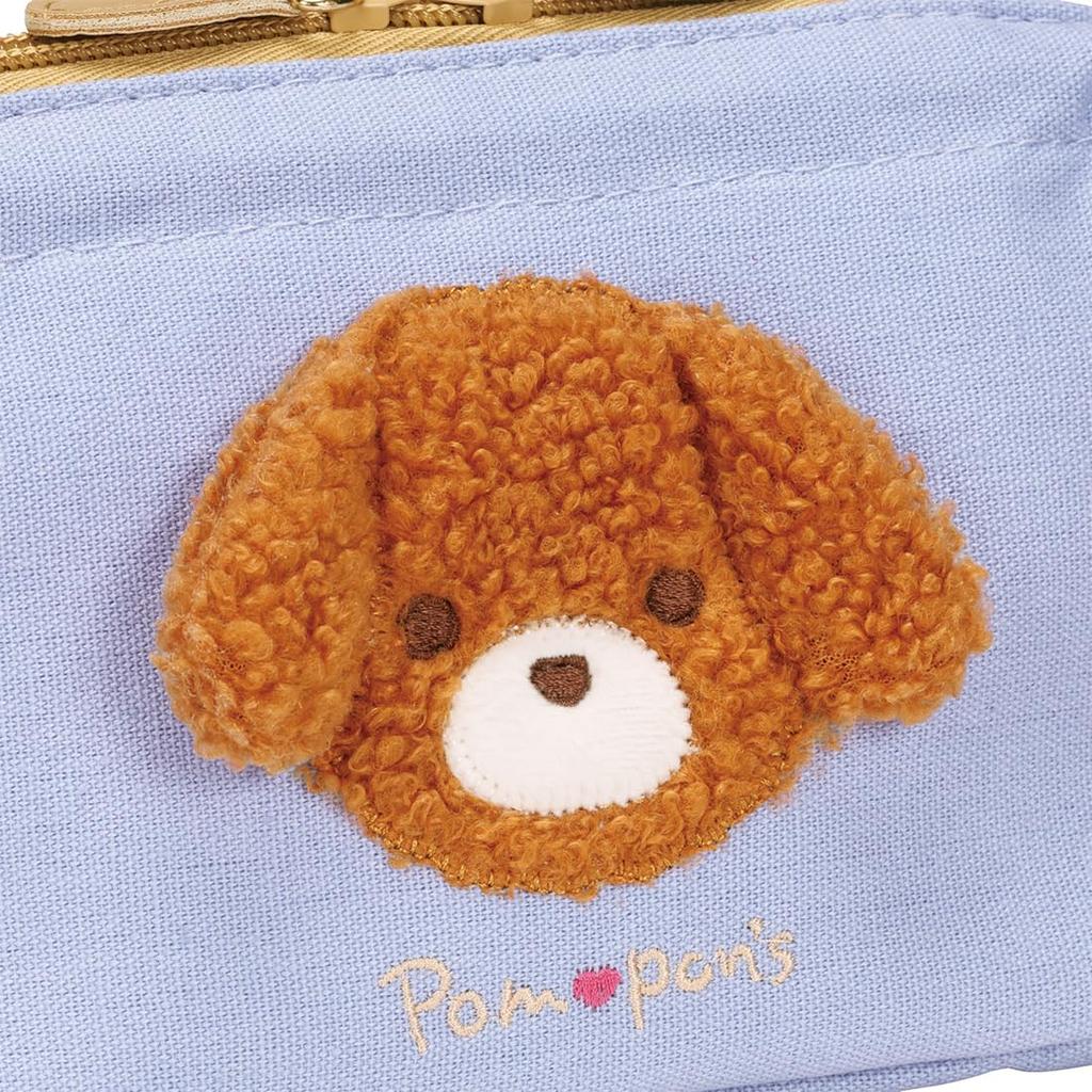 Skater Dog Pouch Small Item Makeup Pouch Pompon's ZGAP1-A, Pouch,