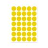 Colorful A5 Dot Stickers: Blank Round Adhesive Labels for Handwriting, Classification, and Sealing