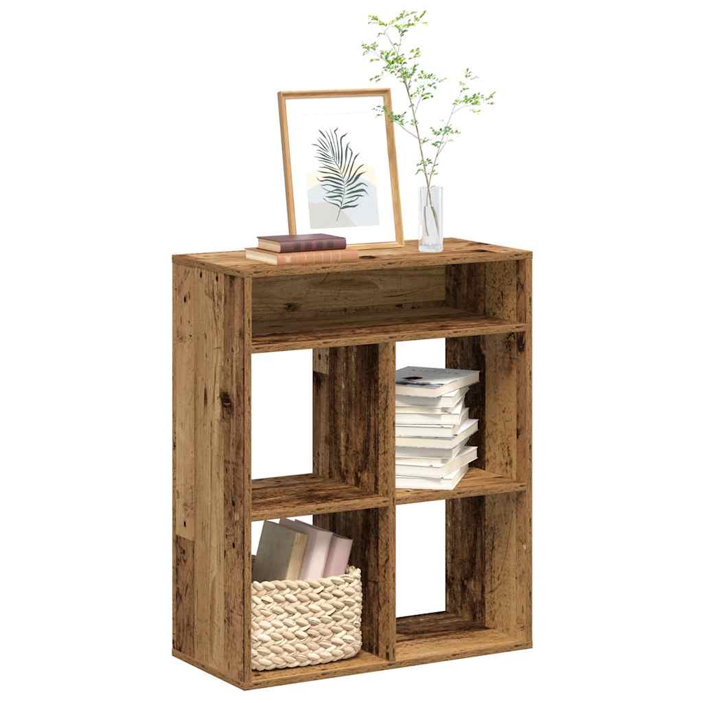 Bookshelf Vintage Wood Look 66 x 31 x 80 cm Engineered Wood