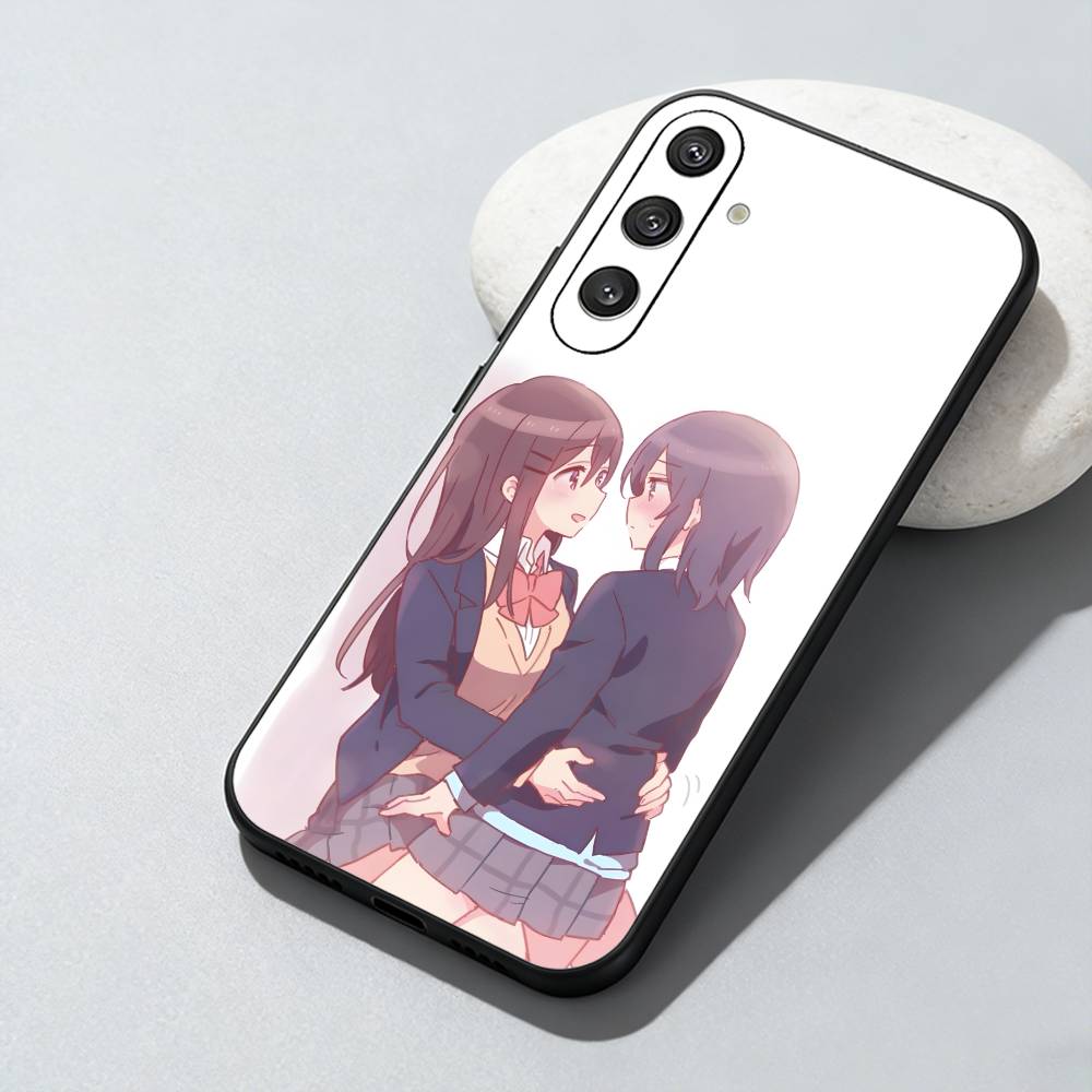 AaS Lesbian A-Adachi And S-Shimamura Phone Case For Samsung Galaxy A73,A72,A71,A70,A52,A51 Others Soft Black Cover