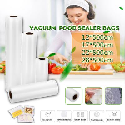 Rolls Food Vac Bags Magic Seal for Vacuum Sealer Storage Bags Food Saver 17*500cm