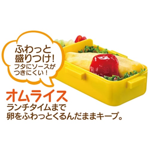 Skater Antibakteriell Fluffy Dome-lokk 2-lags Bento-boks 600 ml Sanrio Characters x Akiko Obuchi Laget i Japan PFLW4AG-A