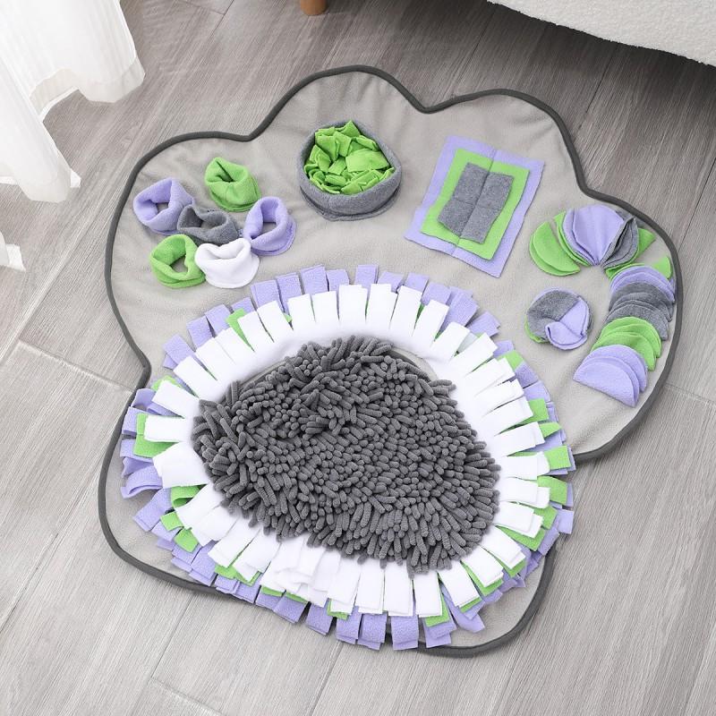 Dog Snuffle Mat Slow Feeder Puzzle Toy Mental Stimulation Training Enrichment Activity Pad