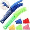 2PCS Blind Cleaner Brushs with 5 Reusable Microfiber Sleeves Brush, Window Blind Duster Tool Blind Cleaner Tool for Window, Car Air Condition, Fans,