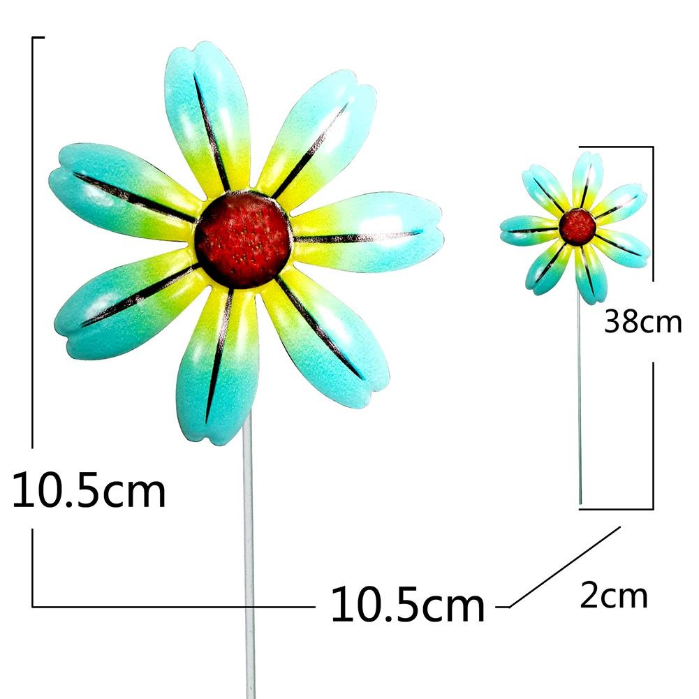 Garden Stakes Iron Flower Stakes Outdoor Garden 38cm Long Indoor Displays Pot Plants Decor Wrought Iron Flower Stakes