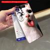 2DFlat Samsung Phone Case White Cat with Blue Eyes and Tongue Out Applicable To Galaxy S23 S24 S25ULTRA S26 A12 A14 A15 A16 A54 A55