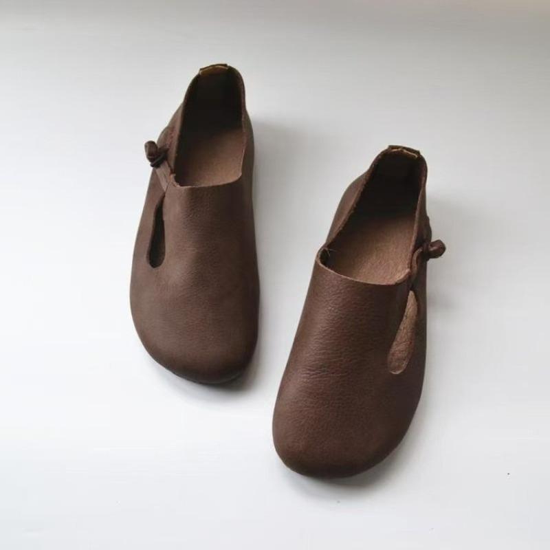 Flat-soled Single Shoes Autumn New Fairy Shoes Versatile Literary Shallow Mouth Soft Sole Retro Doudou Shoes