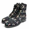 Pristine Short Boots COCO Mark Logo Print Lace-up 37.5 19P G34577 Used