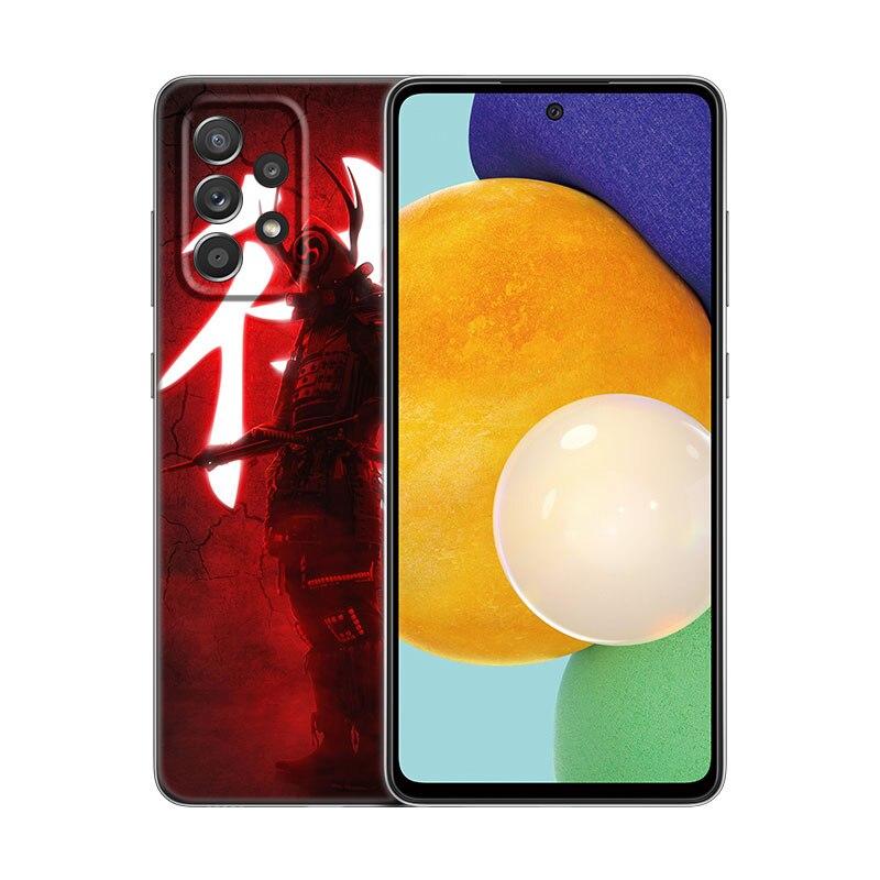 Japanese Samurai Art Phone Case For Samsung Galaxy A21 A30 A50 A52 S A13 A22 A32 4G A23 A33 A53 A73 5G A12 A31 A51 A70 A71 A72