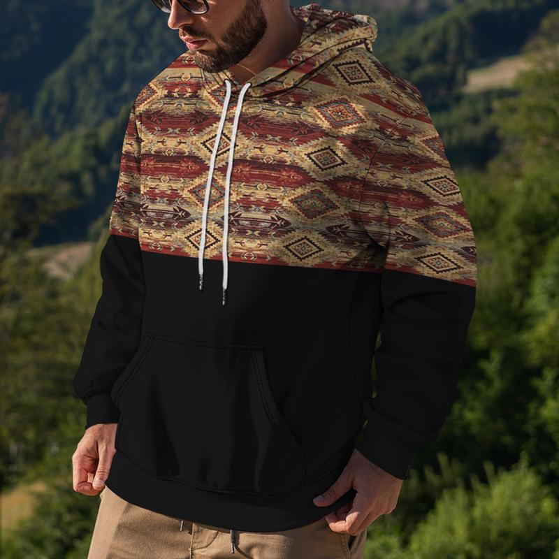 Новые толстовки с геометрической графикой Aztec с 3D-принтом для мужчин и женщин — фото 13